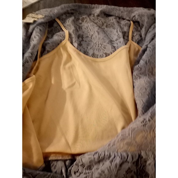 A. Calin Flying Tomato Anthropology Large lavender Lace Bell Sleeve Blou… - Picture 16 of 16